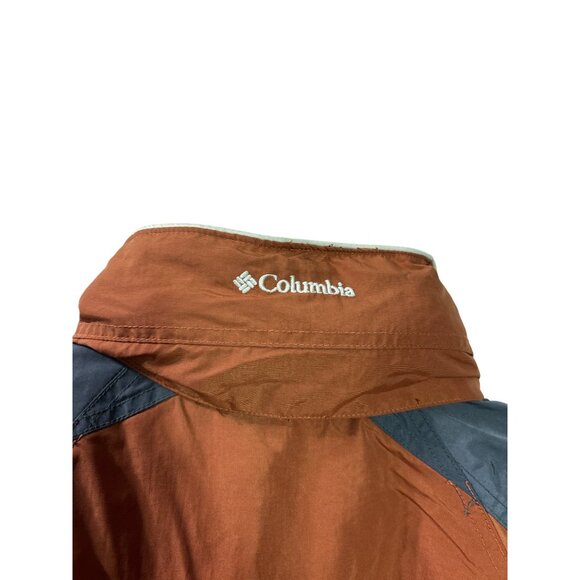 Columbia Sportswear Mens Jacket Trail Parka Size L Brown Gray White Winter Ski - Picture 7 of 9